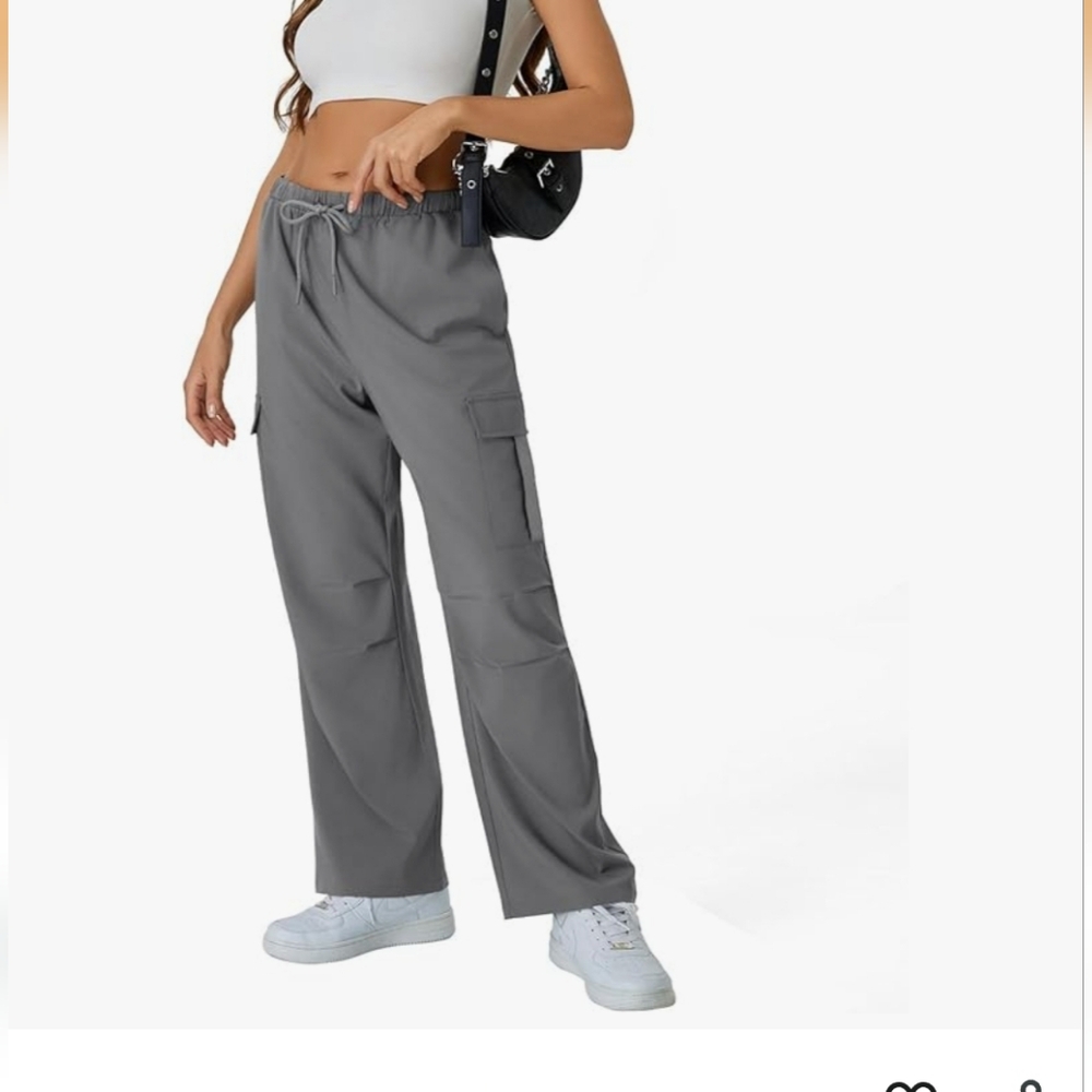 Gray Women's Cargo Pants